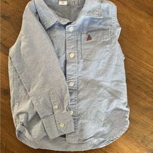 GAP Light Blue Kids Button-Down Shirt